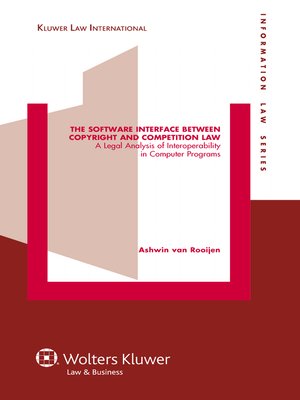 cover image of The Software Interface between Copyright and Competition Law